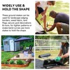 Worth Landscape Edging Stakes, 13Pcs 12Inch Corrugated Metal Garden Stakes