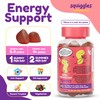 Squiggles Kids Daily Iron+ Gummies - Chewable Supplement with Iron,