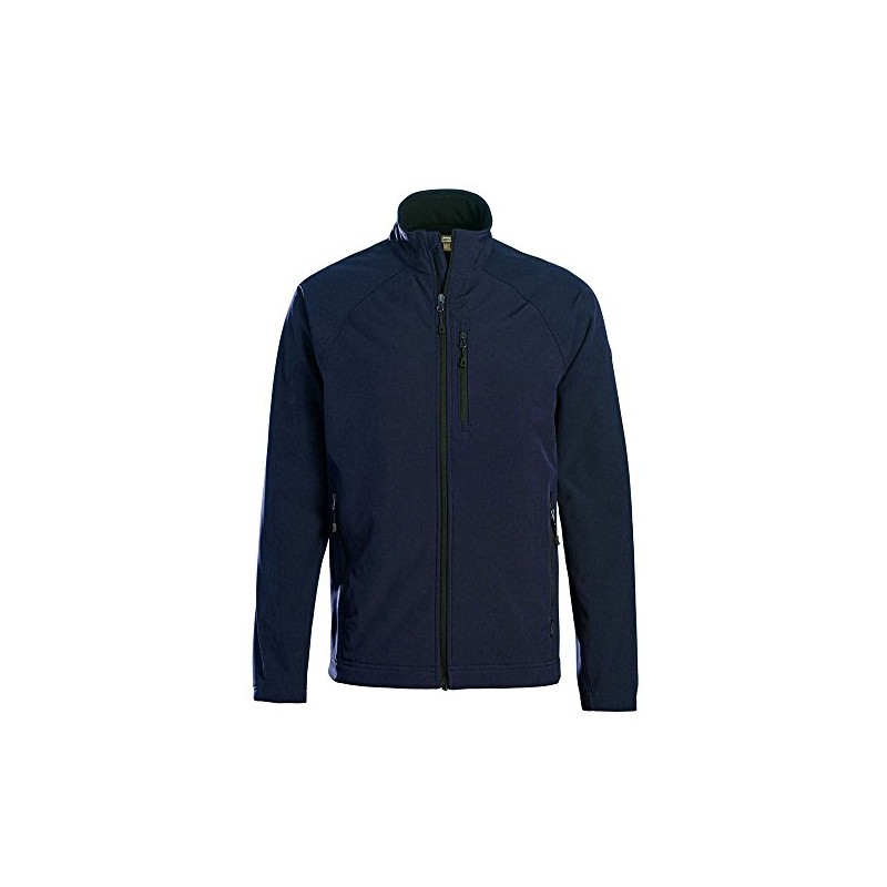 Landway Men's Raglan sleeves Left chest utility pocket Bonded Soft-Shell