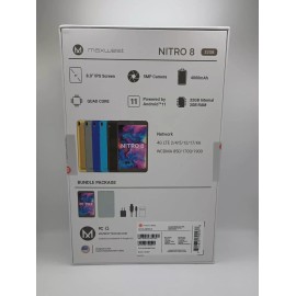 Maxwest Nitro 8 32GB MXN81ww WiFi LTE Tablet Bundle NEW