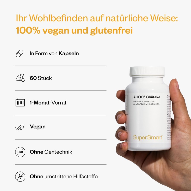 Shiitake (AHCC) - Strengthens the Immune System - Shiitake Mycelium