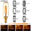 LiteHistory Dimmable T6 led Bulb 40W Candelabra led 2200K Amber