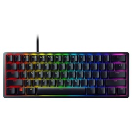 Razer Huntsman Mini (interruptor rojo) - Teclado compacto para juegos al 60% (interruptores ópticos lineales, teclas PBT Doubleshot, cable USB-C extra