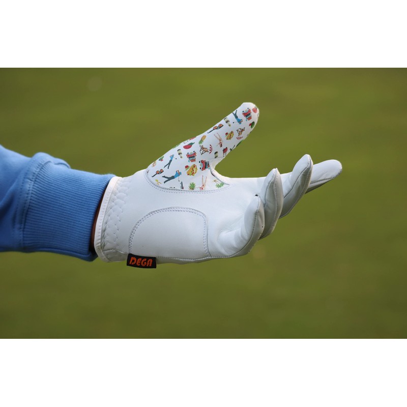 DEGA Golf Gloves 2 Pack 100% Cabretta Leather Golf Glove