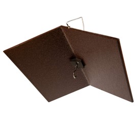 JCs Wildlife Poly Weather Cover - Rain Guard - Hang Bird Feeder or House Underneath for Protection from Rain or Snow - Easy to Clean and Use (Large, Cardinal Red)