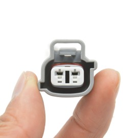 2 PCS 2-Pin Turn Signal Light Connector Harness, Compatible with Toyota, Lexus, OE# 90980-11019, Fits 1999-2010 4Runner, Tacoma, Camry, Scion iQ, tC, xA, xB (2PCS)