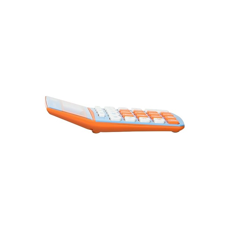 Osama Calculator 12 Digits Metal Becolor Light Blue/Orange