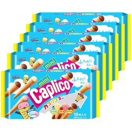 江崎グリコ カプリコミニ大袋 チョコレート おやつ 10本入 ×6個