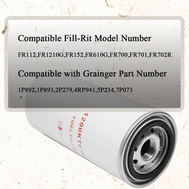 4PCS F1810PM0 Fuel Filter Element Spin-on Particulate Replacement for 1200KTG9075