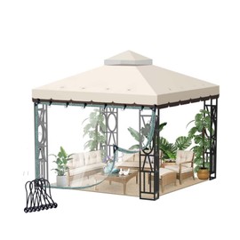 Waterproof Pergola Thermal Insulated Curtains with Grommet 0.3mm Outdoor Patio Curtain, for Porch Pool, Customizable bujnie (Color : Clear, Size : 1x5m)