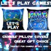 Cosymate Pack of 2 Gaming Cushion Covers Gamer Pillow Covers