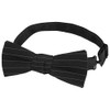 Fame Bow Tie - F43 / Black & Gray Pinstripe