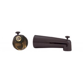 Westbrass 7" Diverter Tub Spout, Oil Rubbed Bronze, E507D-1F-12