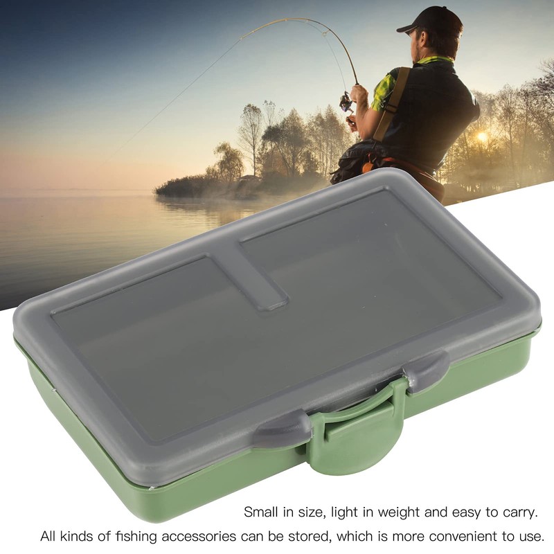 Fishing Tackle Box 2Pcs Multiple Compartments Box Organizer for Fishing