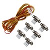 6 interruptores de límite micro con cable de 3 pines
