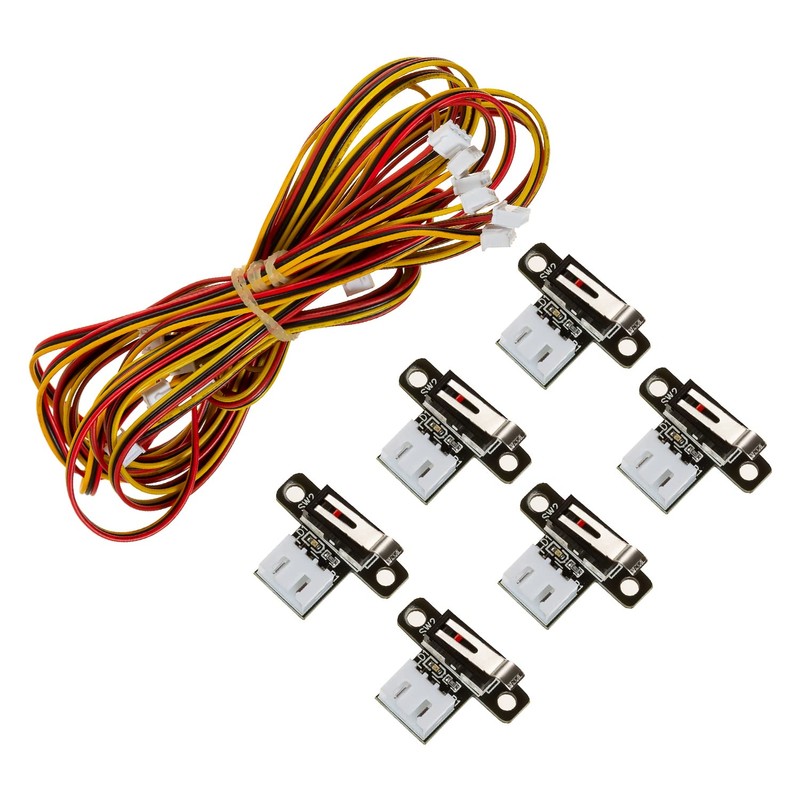 6 interruptores de límite micro con cable de 3 pines