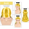 3PCS Silky Durags Pack for Men Waves, Satin Doo Rag,