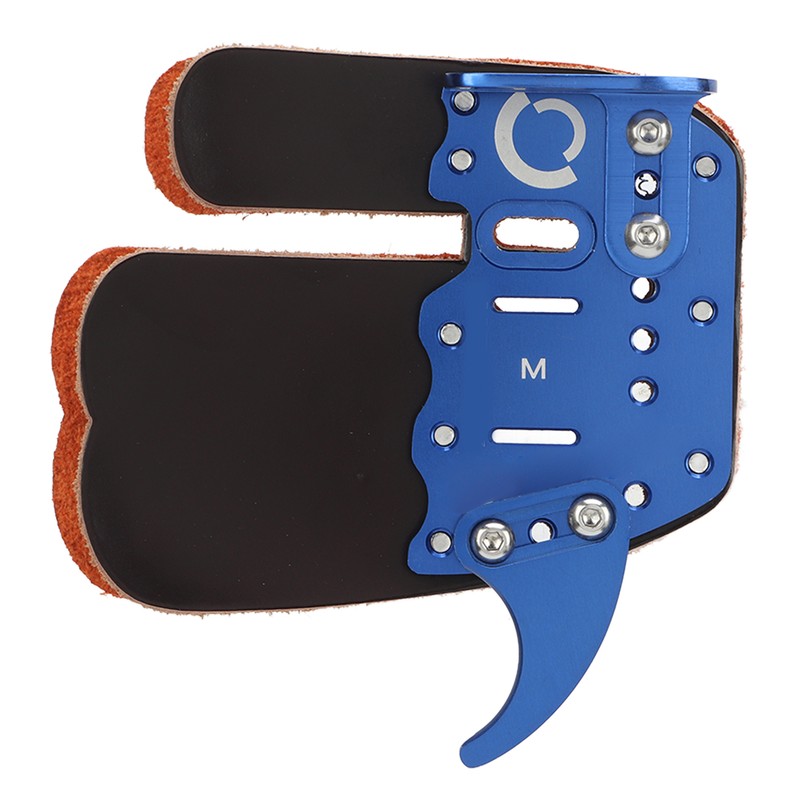 Rustic Leather Archery Finger Tab Right Hand Archery Finger Guard