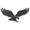 Whitehall Products Decorative Wall Eagle, 29-Inch, Black