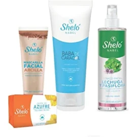 Shelo Nabel Kit Limpieza Facial Antiacné | Quita Manchas, Barros y Espinillas | Tratamiento Completo