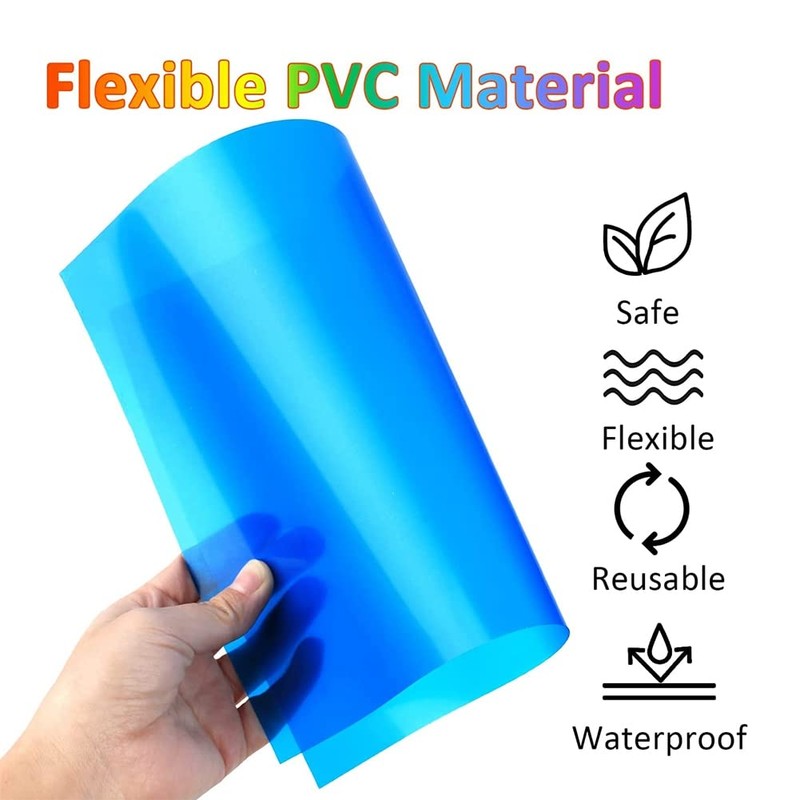 Pack of 6 Colour Films Gel, Transparent Coloured Film, Heat