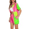 Yisfri Women Retro 80's 90's 2 Piece Track Suit Theme