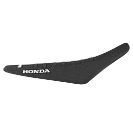 Enjoy Mfg 2010-2013 HONDA CRF 250 gripper seat cover   all BLACK w/  BLACK ribs #45 LOGO