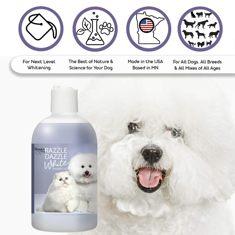 The Blissful Dog Razzle Dazzle White Pet Shampoo, 16 oz.