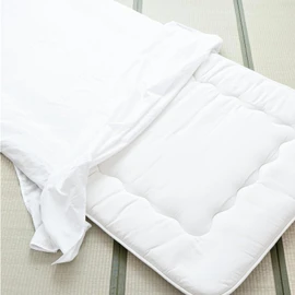 Sylphies Flat Sheet, Sheets, Thin, 100% Cotton, For Futons, Japanese Style, 100% Cotton, Mattress Cover, For Guests (White, Single)