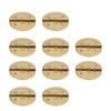 10pcs Mini Antique Hinges Round Exquisite Retro Design Corrosion Resistance