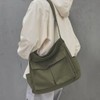 Canvas Messenger Bags for Women, Men Large Cotton Tote Crossbody