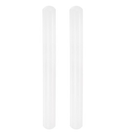 HARFINGTON 2pcs Fondant Rolling Pin 13 Inch x 0.98 Inch PP Plastic Non-Stick Fondant Roller Dough Roller Kitchen Decorating Tools for Fondant Cookie Pastry Pizza Clay Dough