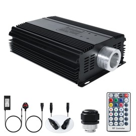 AMKI DMX 90W Light Source Engine Driver Remote/APP Control Starlight Box Motor Remote Control, Connect with DMX512 Console Decoder