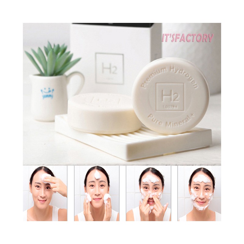 H2SKIN H2 SKIN hydrogen soap 80g natural vegetable face wash
