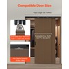 VEVOR Bypass Door Hardware, 4ft Heavy Duty Bypass Sliding Door
