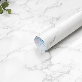 CiCiwind Marble Contact Paper for Countertops Glossy Granite Wall Paper Peel and Stick Waterproof Removable Self Adhesive Kitchen Wallpaper Decoral Kitchen Backsplash Cabinets Washroom 15.7"X78.7"