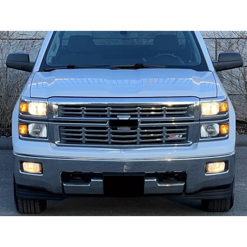 Coast2Coast International (CCI) Chrome 2PC Grille Grill Insert Overlay FOR