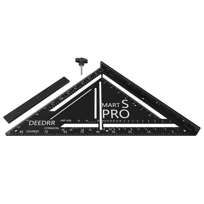 VECOFO Pro 12 Inch Advanced Carpenter Square-Jig Block -Leve-Accurate Flatwork-