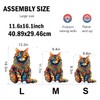 Jigfoxy Wooden Puzzle for Adults, Cat Wooden Jigsaw Puzzles for
