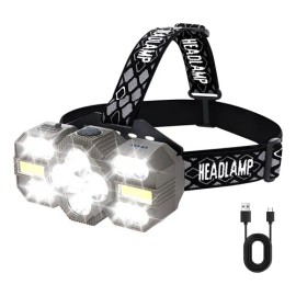 Lampara Recargables Cabeza De Minero Para Casco 22000 Lumen