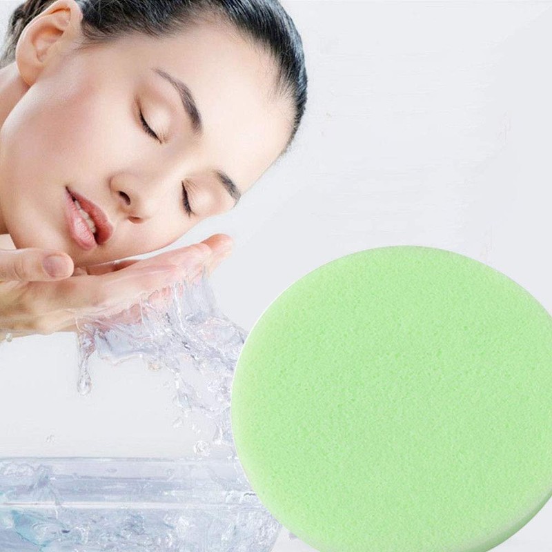 Esponja facial comprimida, 60 unidades de PVA profesional para eliminar