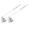 2PCS Candle Snuffer with Long Handle Bell Shape Metal Flame