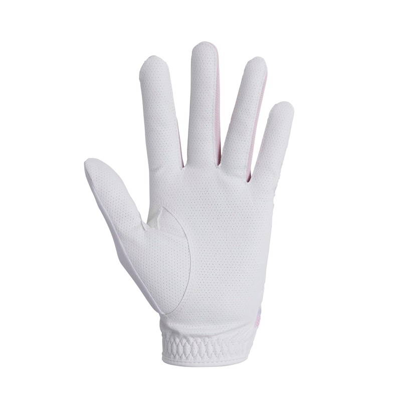 FootJoy Women's Golf Gloves, Staycool EX, Ambidextrous, White/Pink, 8.3 inches