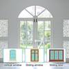 PATIKIL Aluminum Alloy Window Handle, Casement Window Lock Internal and