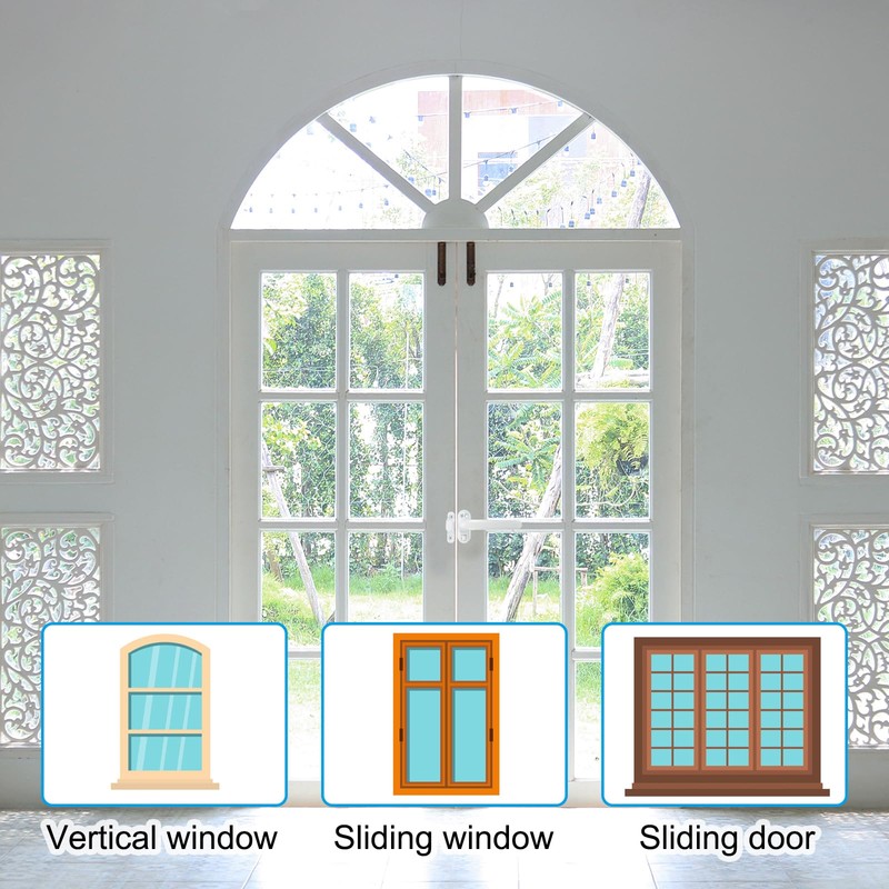 PATIKIL Aluminum Alloy Window Handle, Casement Window Lock Internal and