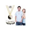 Yin Yang Juego De Pulseras Con Collar, Pulseras Ajustable
