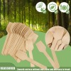 Unbranded 300 Pcs 3.75" Disposable Mini Wooden Tasting Spoons for