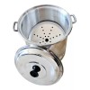 VAP2000 Ollla Vaporera Tamalera De Aluminio 45cm 50 Litros Con