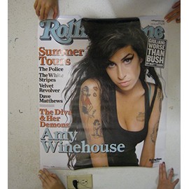 TRENDS Amy Winehouse Rolling Stone Magazine Cover Music Legend Celebrity Poster Print 22x26.5