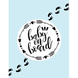 Cute Boy Pregnancy Notebook | 8.5 x 11, 100 Pages, Baby Boy, Great for first-time moms, Maternity gift, Pregnancy keepsake, Baby Gift, Pregnancy Log, ... shower gift, pregnancy journal, mothers gift